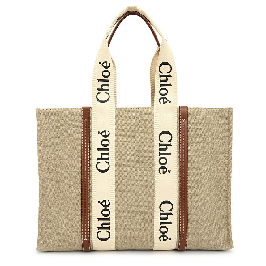 Chloe Woody Tote Bag Black